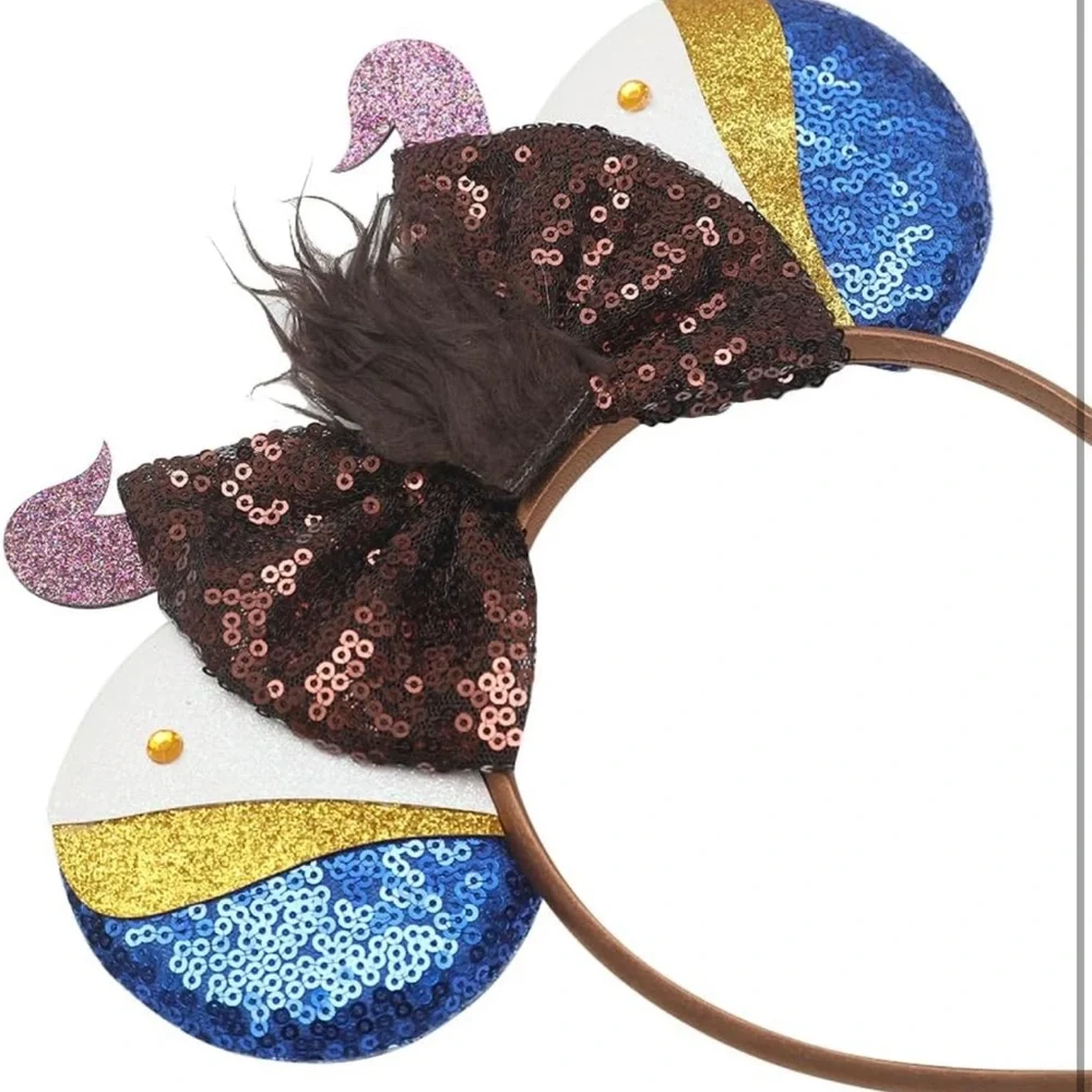 NWT Sequin Minnie Mouse Ears‎ Headband
